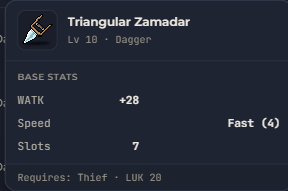 Triangular Zamadar | Global > Global MapleStory Classic World