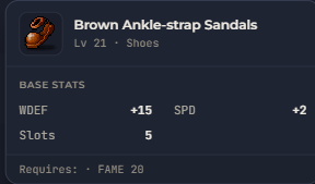 Brown Ankle-strap Sandals | Global > Global MapleStory Classic World
