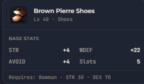Brown Pierre Shoes | Global > Global MapleStory Classic World