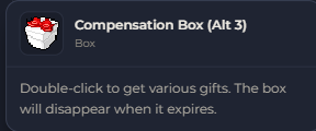 Compensation Box (Alt 3) | Global > Global MapleStory Classic World
