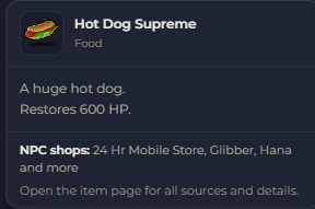 Hot Dog Supreme | Global > Global MapleStory Classic World