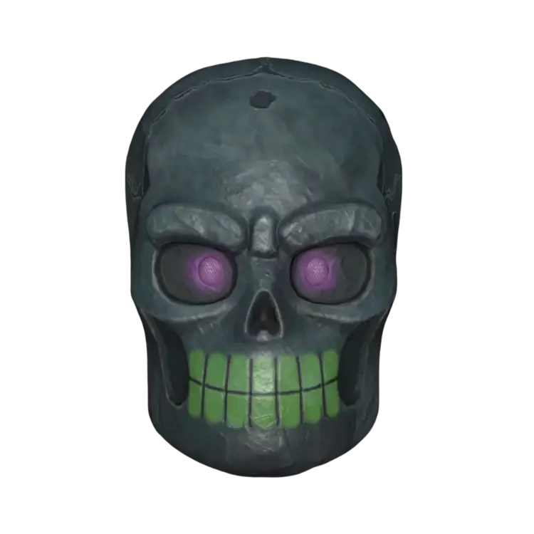 Fasnacht Glowing Bone Head Mask | Xbox
