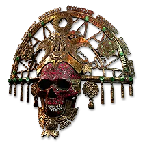Glimpse of Chaos Tribal Mask | Forbidden Rites Standard